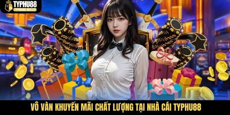 Vô vàn khuyến mãi chất lượng tại nhà cái Typhu88